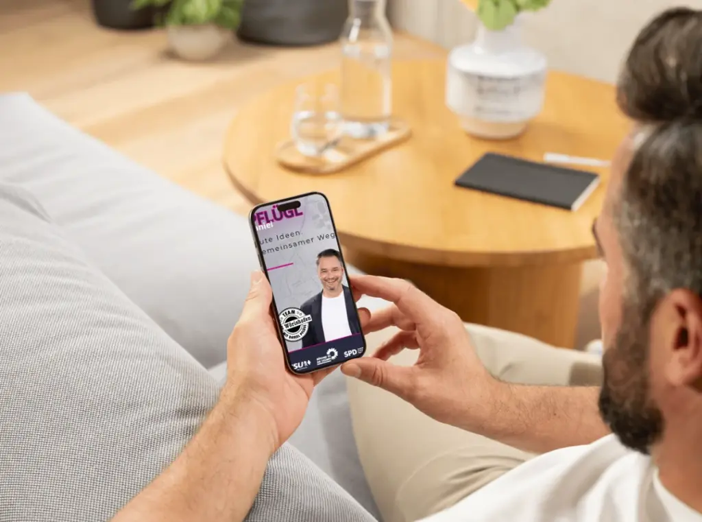 Referenzprojekt: Webseite, Onepager